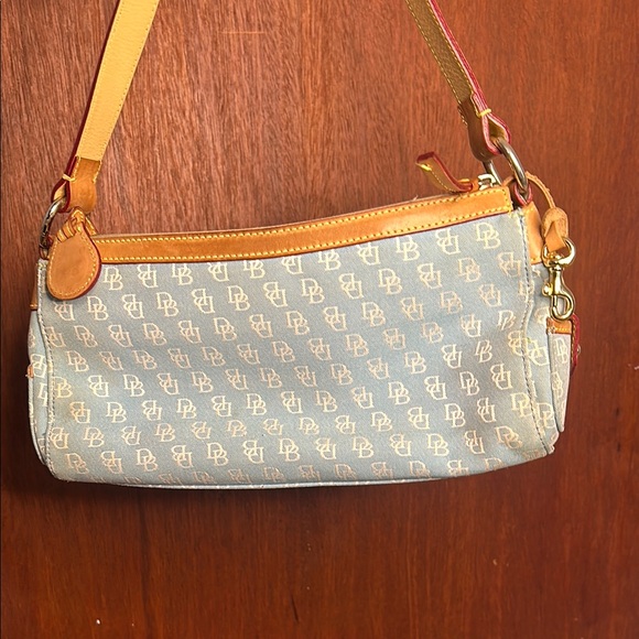 Dooney & Bourke Blue and Tan Women's Bag - Picture 3 of 7